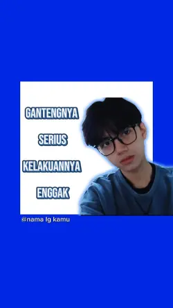gantengnya serius 