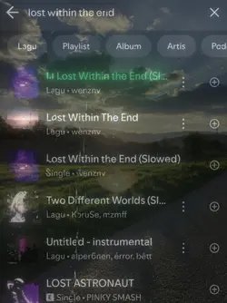 lost within the end