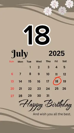 birthday 18 July