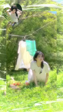mẫu 2 ảnh cute