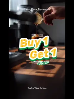 Coffee shope promo