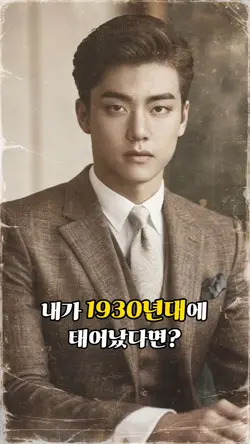 내가 1930년에 태어난다면?