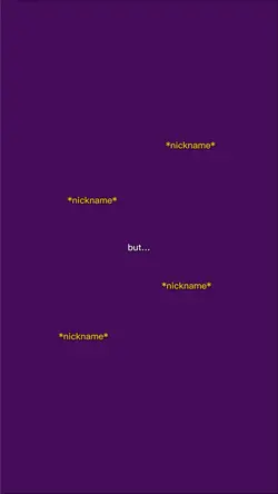 nickname