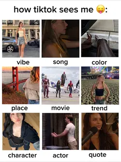 How TikTok sees me