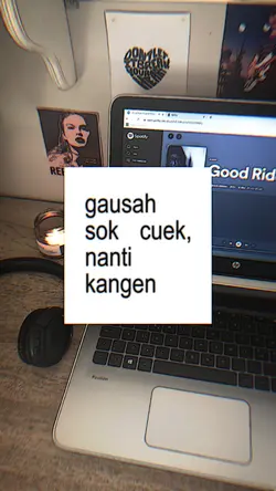 gausah sok cuek 