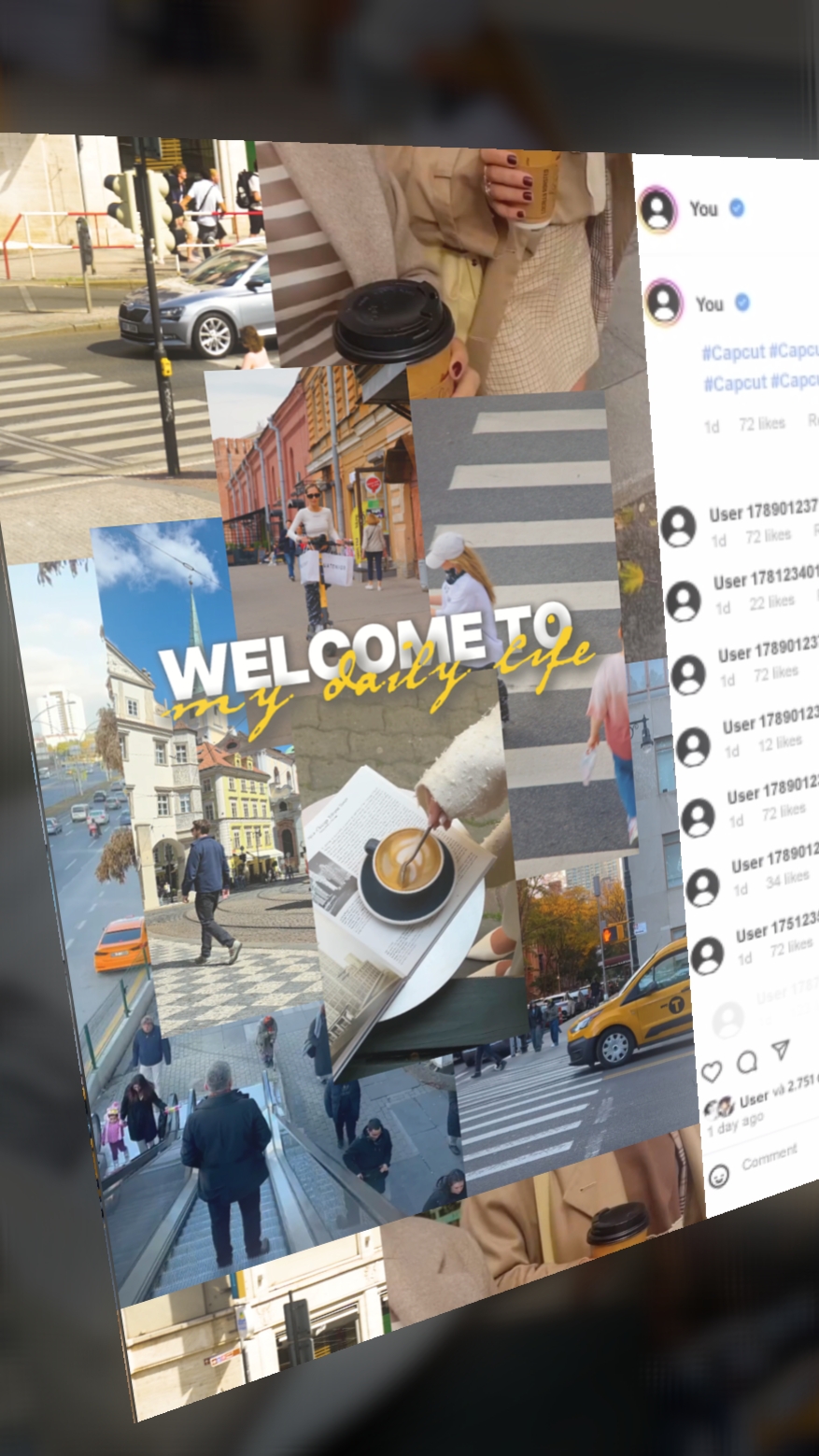 capcut template cover