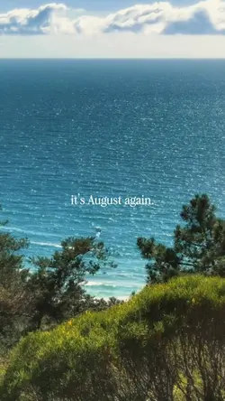 IT’S AUGUST AGAIN