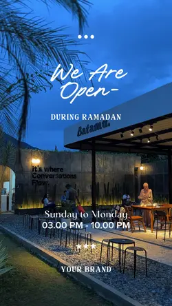 WE ARE OPEN RAMADAN