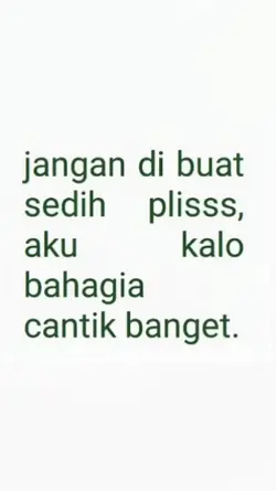 jangan di buat sedih