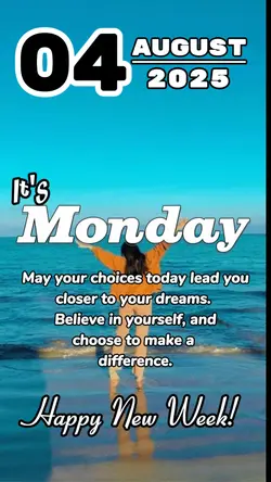 It's Monday 