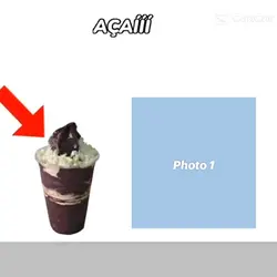 Açaí com leite ninho