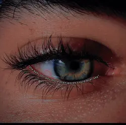 the eyes never lie..