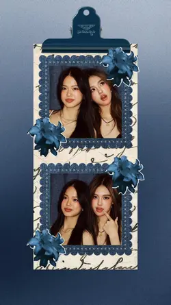 blue frame aesthetic