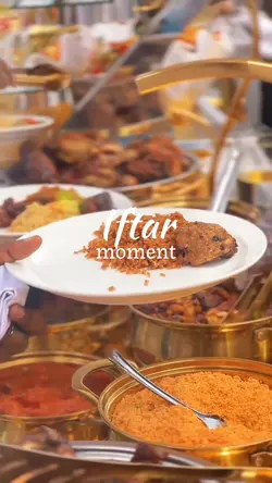 Iftar moment