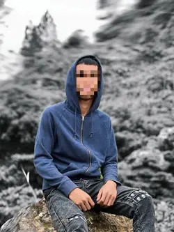 blur face