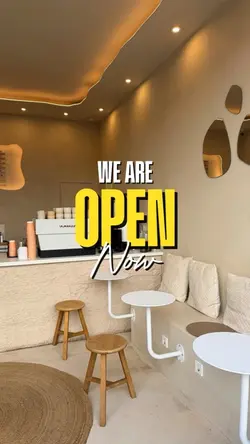 We are open now