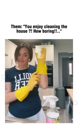 me cleaning