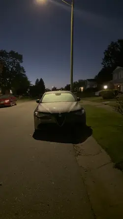 giulia in the dark.