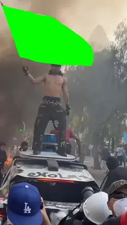 LA Protester Flag 