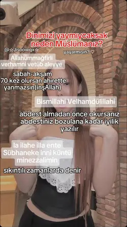 dualar öğrenelim