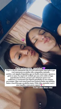 aniversário irmã