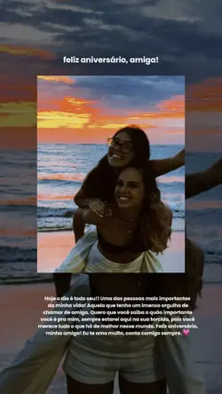 parabéns amiga