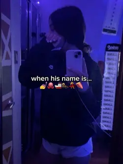 When his name is…🤭😍