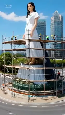 ภาพเป็นหุ่นก่อสร้าง