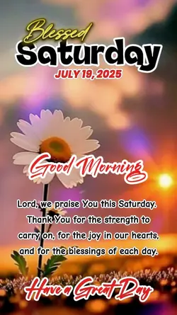 Saturday, July 19