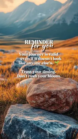 Trust your timing

