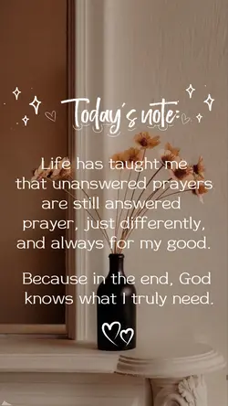 Unanswered prayer