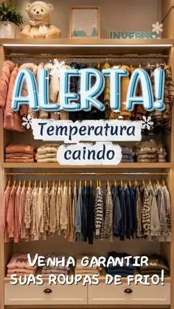 Temperatura caindo