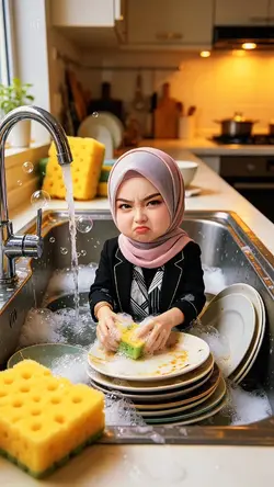 Angry dish wash