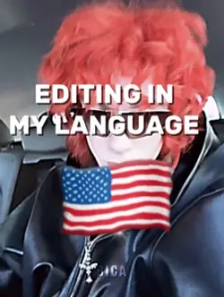 editing my language