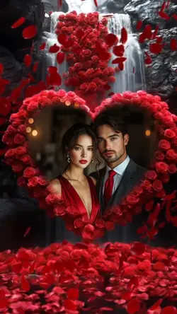 Heart rose
