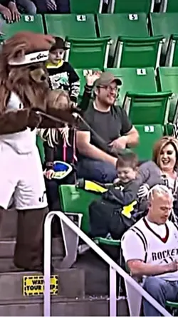 Mascot vs Fan