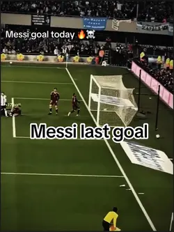 Messi last goal
