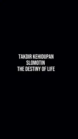 The destiny of life