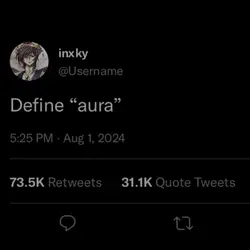 Define ‘aura’