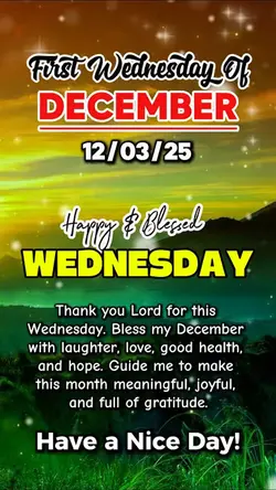 Wednesday, DEC. 03