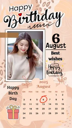 6 AUGUST HBD 2025