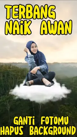 terbang naik awan