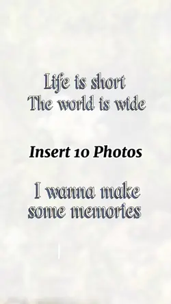 10 Photo Insert