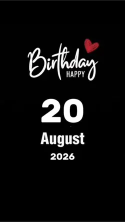 Hbd 20 August 2026