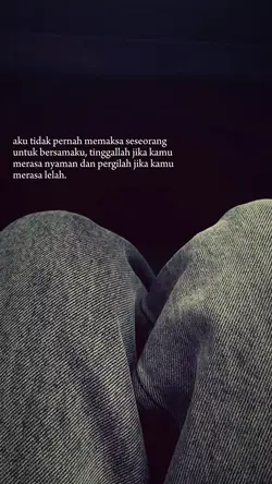aku tidak memaksa