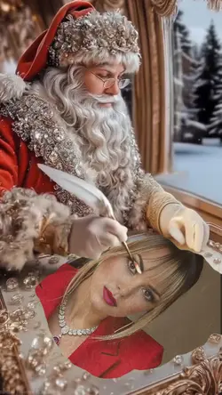 Santa's scribbles