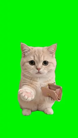 EMPTY WALLET CAT