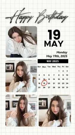 BIRTHDAY 19 MAY