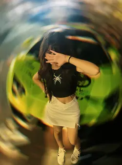 Radial blur effect