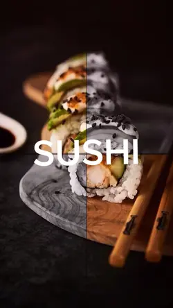 Sushi menú